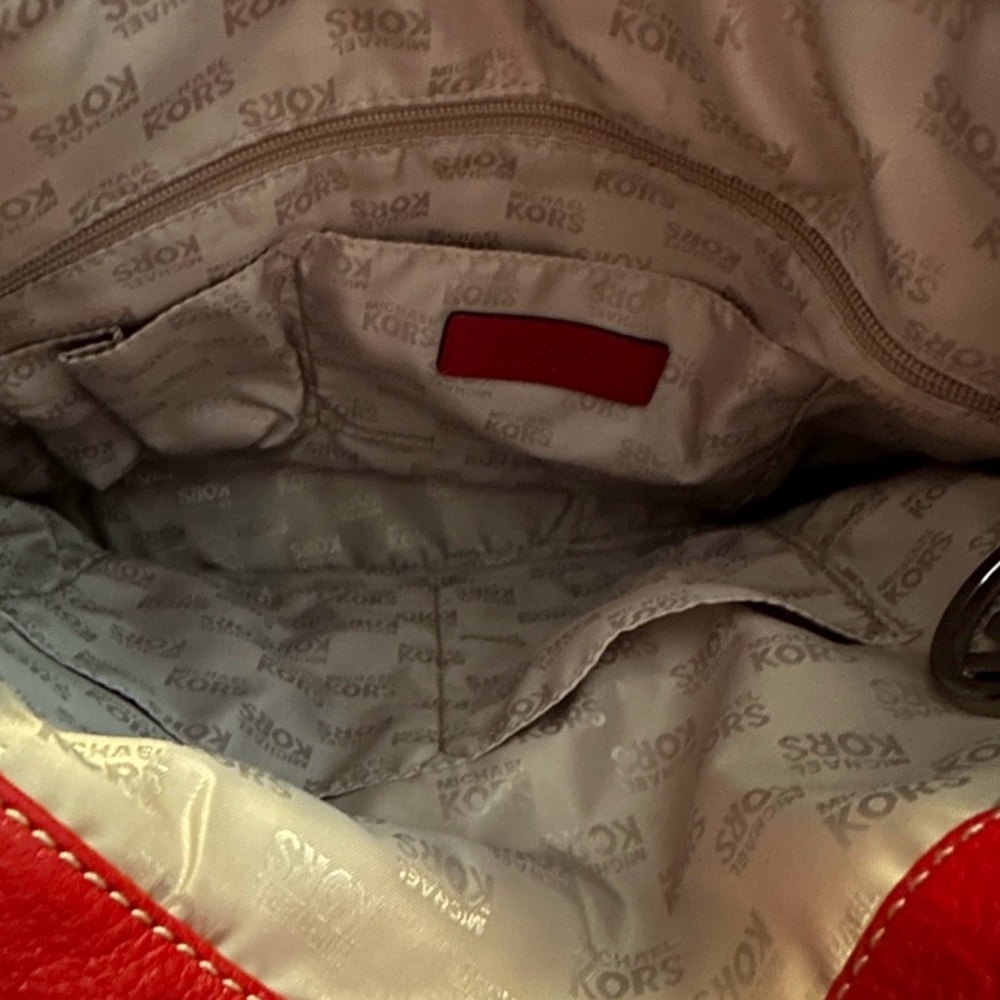 Michael Kors Brookville Red, NWT, Red Leather - Picture 5 of 8